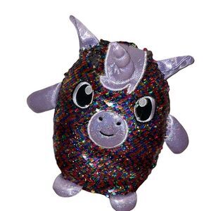 Beverly‎ Hills Teddy Bear Co Shimmeez sequin unicorn